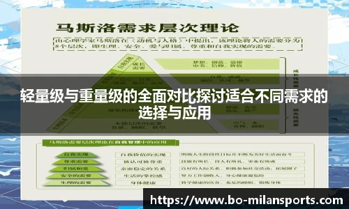 轻量级与重量级的全面对比探讨适合不同需求的选择与应用